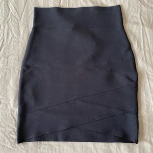 NWT BCBGMaxAzria Black Bandage Skirt